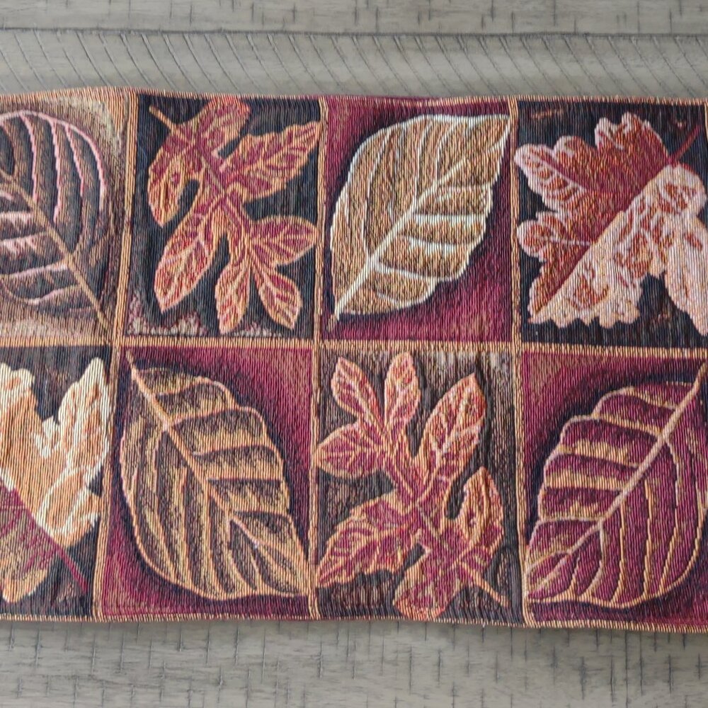 Autumn Leaves Tapestry Table Runner